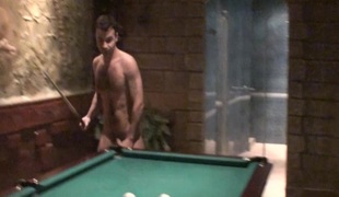 Sexy Brunette is back for Pool Table Fuck